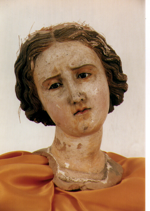 Madonna delle Saette, figura femminile (statua, frammento) - ambito salentino (seconda metà sec. XIX)