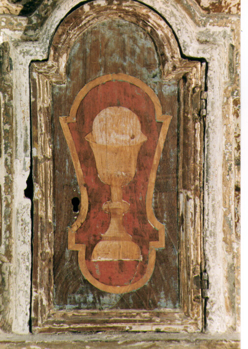 sportello di tabernacolo - ambito salentino (ultimo quarto sec. XVIII)