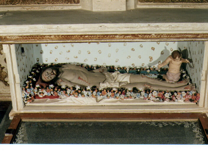 Cristo morto (statua) - ambito salentino (primo quarto sec. XX)