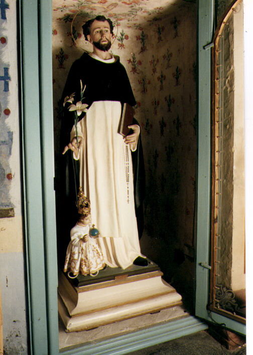 San Domenico col Bambino (statua) di Indino Pietro (primo quarto sec. XX)