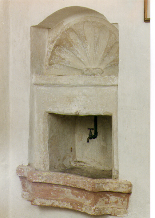 lavabo da sacrestia - ambito salentino (fine/inizio secc. XVIII/ XIX)