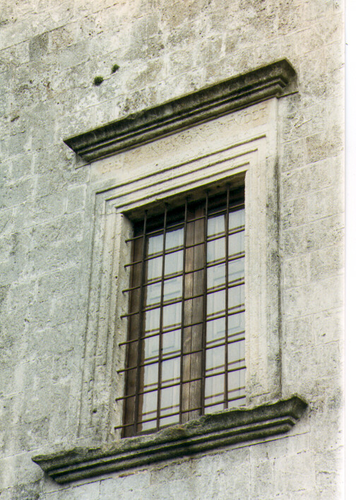 mostra di finestra, serie - ambito salentino (primo quarto sec. XVII)