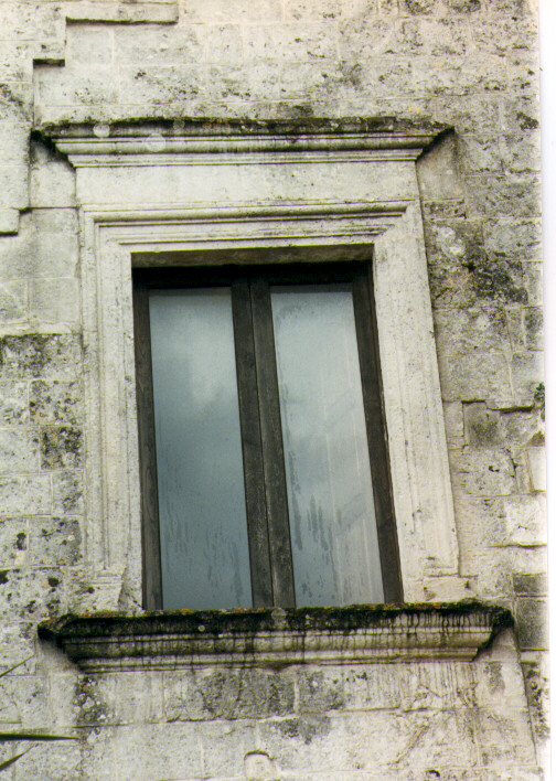 mostra di finestra - ambito salentino (primo quarto sec. XVII)