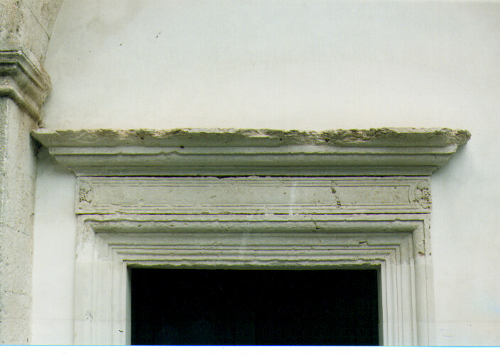 mostra di porta, frammento - ambito salentino (secc. XVI/ XVII)