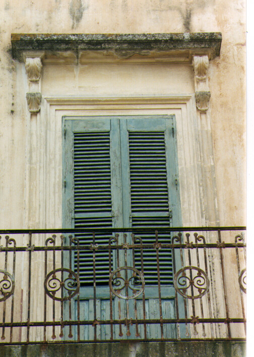 mostra di portafinestra - ambito salentino (ultimo quarto sec. XIX)