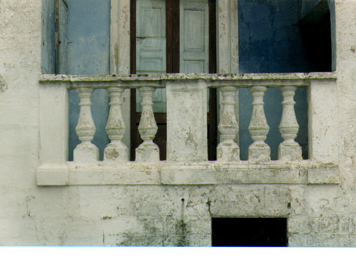 balaustrata - ambito salentino (fine/inizio secc. XIX/ XX)