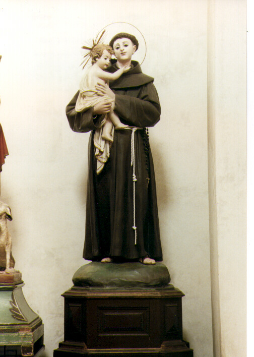 Sant'Antonio da Padova (statua) di Manzo Giuseppe (sec. XX)