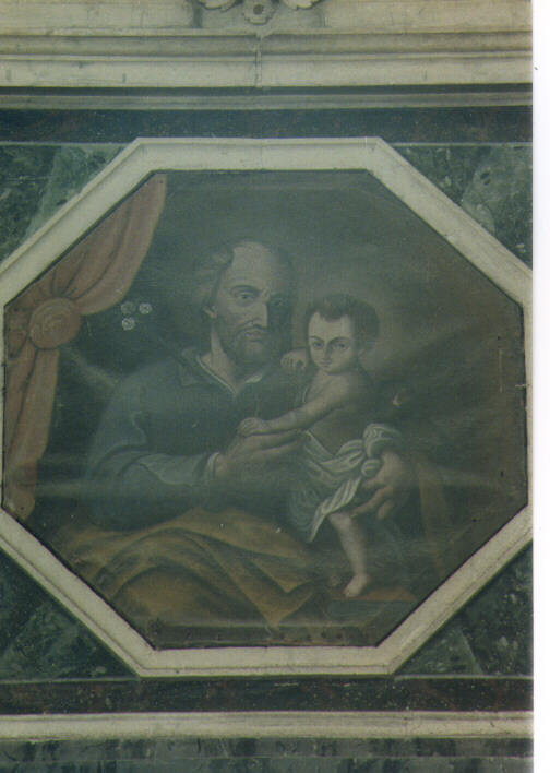 San Giuseppe e Gesù Bambino (dipinto) - ambito salentino (sec. XIX)