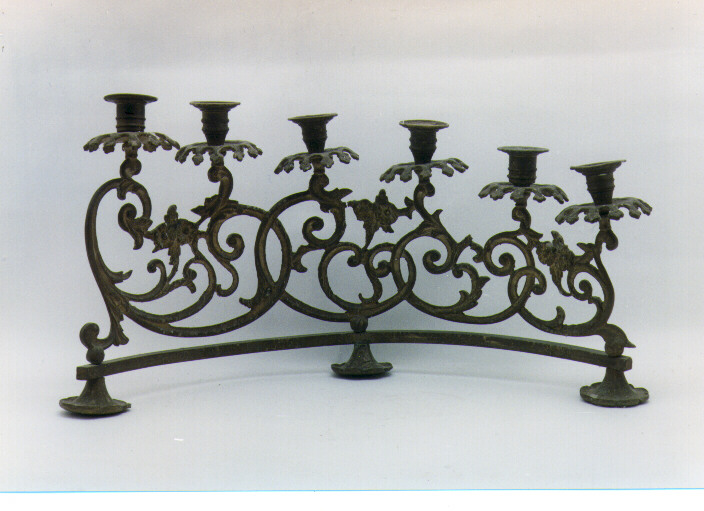 candelabro, serie - ambito salentino (inizio sec. XX)