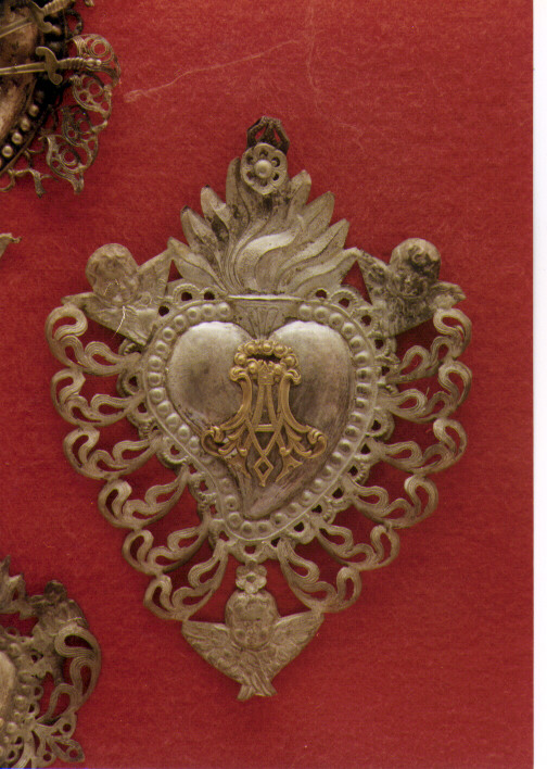 Cuore (ex voto) - ambito salentino (sec. XIX)