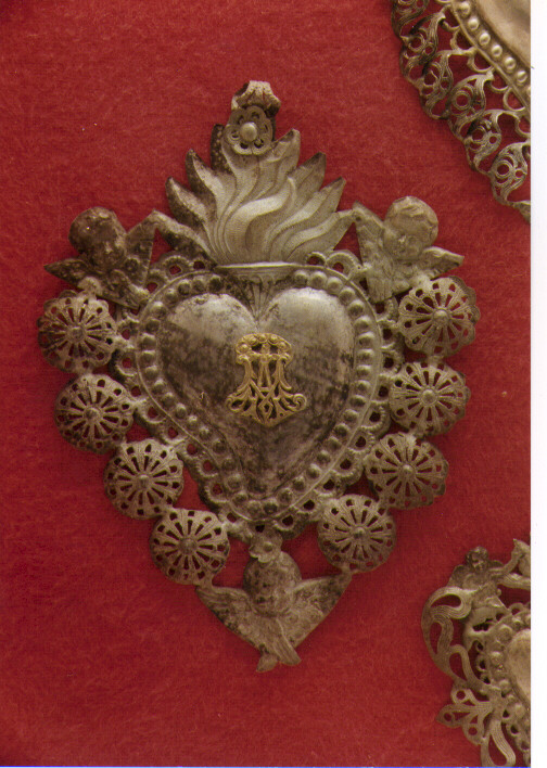 Cuore (ex voto) - ambito salentino (sec. XIX)