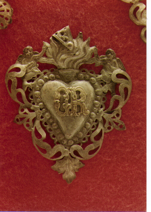 Cuore (ex voto) - ambito salentino (sec. XIX)