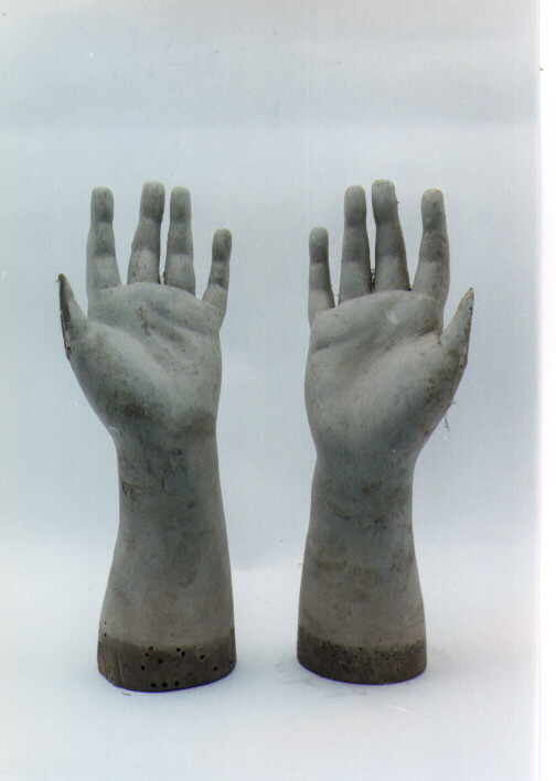 mano (manichino, frammento) - ambito salentino (sec. XVIII)