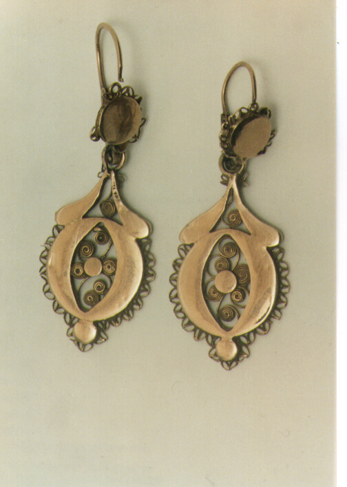 orecchino, serie - ambito italiano (fine/inizio secc. XIX/ XX)