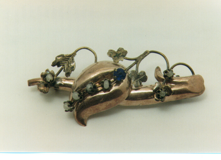 spilla - ambito italiano (seconda metà sec. XIX)