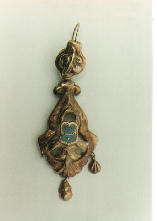 orecchino - ambito italiano (metà sec. XIX)