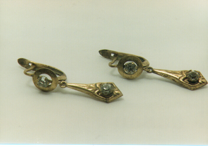 orecchino, serie - ambito italiano (fine sec. XIX)