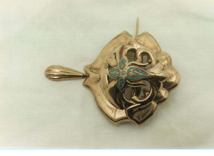 spilla - ambito italiano (metà sec. XIX)