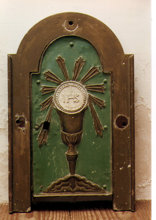 sportello di tabernacolo - ambito pugliese (metà sec. XIX)