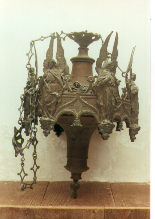 lampada pensile - ambito salentino (inizio sec. XX)