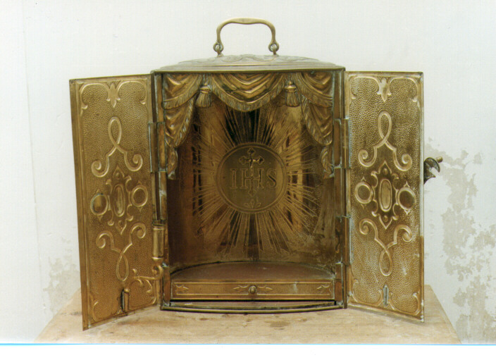 tabernacolo portatile - ambito salentino (sec. XX)