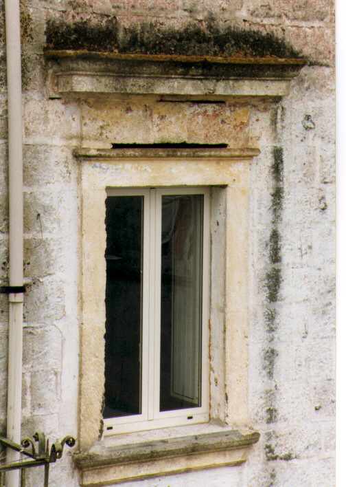 mostra di finestra - ambito salentino (sec. XIX)