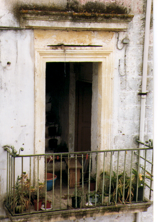 mostra di portafinestra - ambito salentino (sec. XIX)