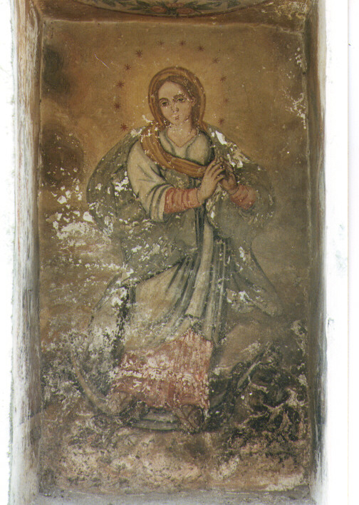 San Michele Arcangelo, Madonna Immacolata, San Vito, Spirito Santo (dipinto) - ambito salentino (sec. XIX)