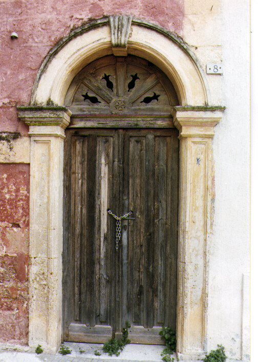mostra di porta - ambito salentino (ultimo quarto sec. XIX)