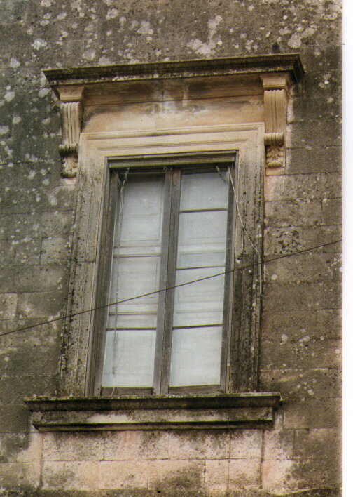 mostra di finestra, serie - ambito salentino (ultimo quarto sec. XIX)