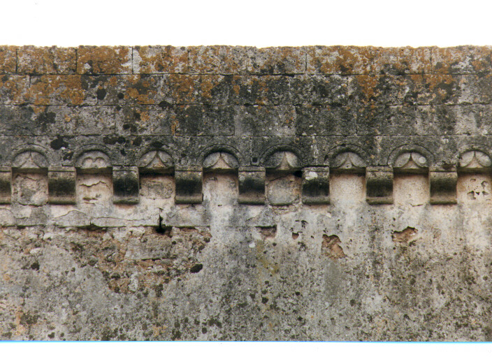 cornice architettonica - ambito salentino (fine/inizio secc. XVIII/ XIX)