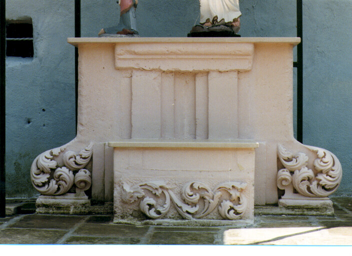 altare, frammento - ambito salentino (prima metà sec. XIX)