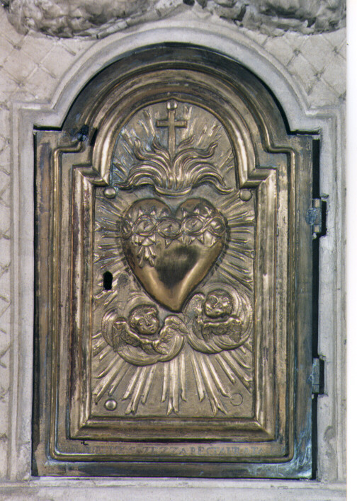 sportello di tabernacolo - ambito salentino (sec. XVIII)