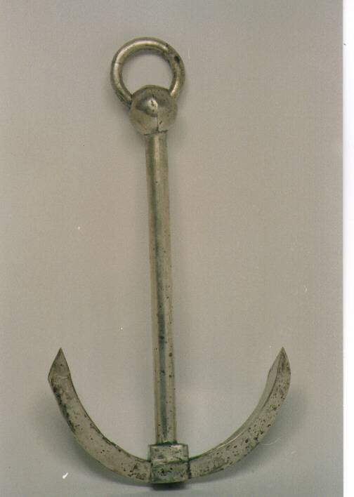 ancora (attributo iconografico di immagine sacra) - ambito Italia meridionale (sec. XIX)