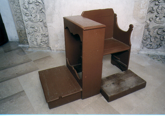 confessionale - ambito Italia meridionale (ultimo quarto sec. XIX)