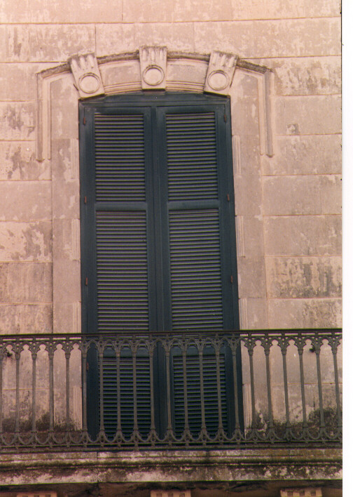 mostra di finestra, serie - ambito salentino (primo quarto sec. XX)