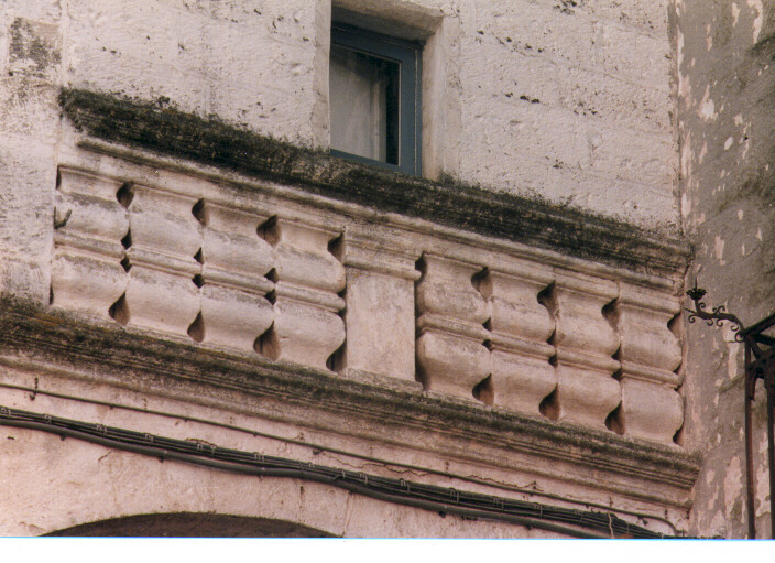 balaustro, serie - ambito salentino (prima metà sec. XVII)