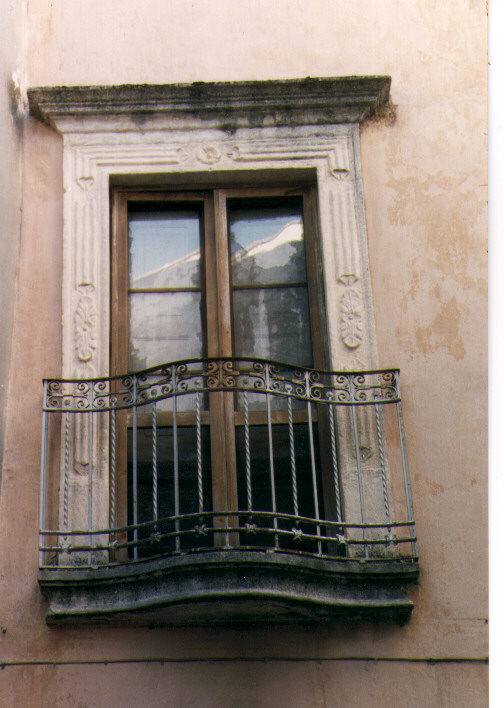 mostra di finestra - ambito salentino (sec. XIX)