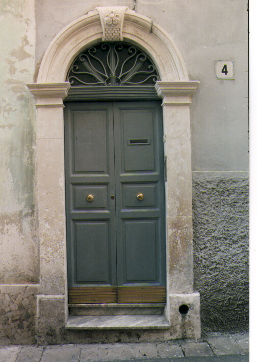 mostra di porta - ambito salentino (seconda metà sec. XIX)