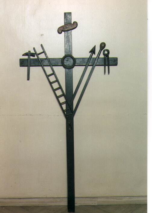 croce penitenziale - ambito salentino (seconda metà sec. XIX)