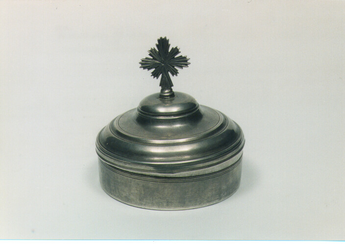 teca eucaristica - ambito Italia meridionale (sec. XIX)