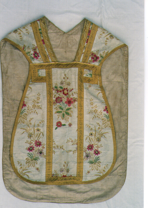 paramento liturgico - manifattura Italia meridionale (fine/inizio secc. XIX/ XX)