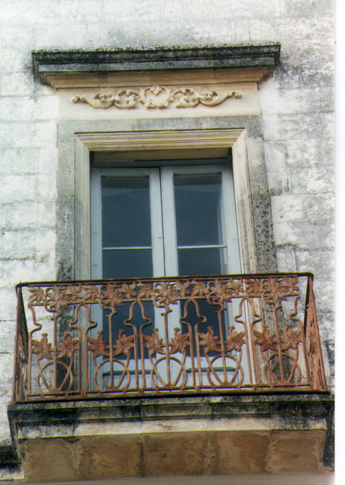 mostra di finestra - ambito salentino (inizio sec. XX)