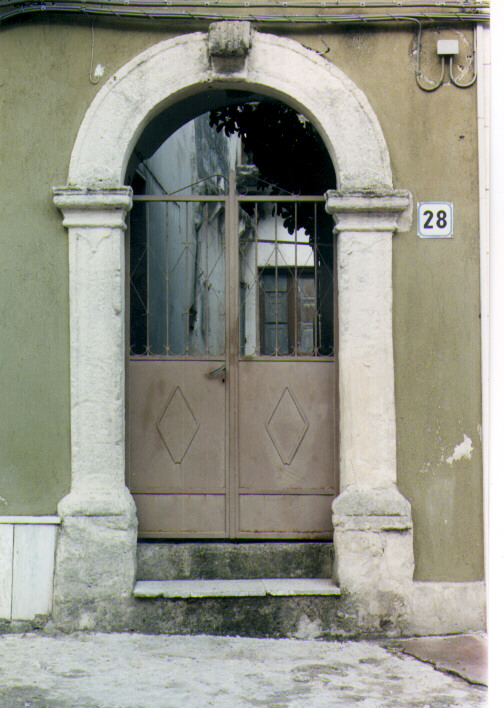 mostra di porta - ambito salentino (prima metà sec. XIX)