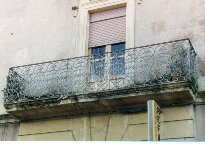 ringhiera - produzione pugliese (ultimo quarto sec. XIX)