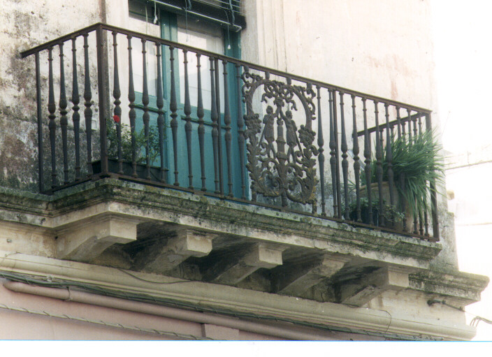 ringhiera, serie - produzione pugliese (seconda metà sec. XIX)