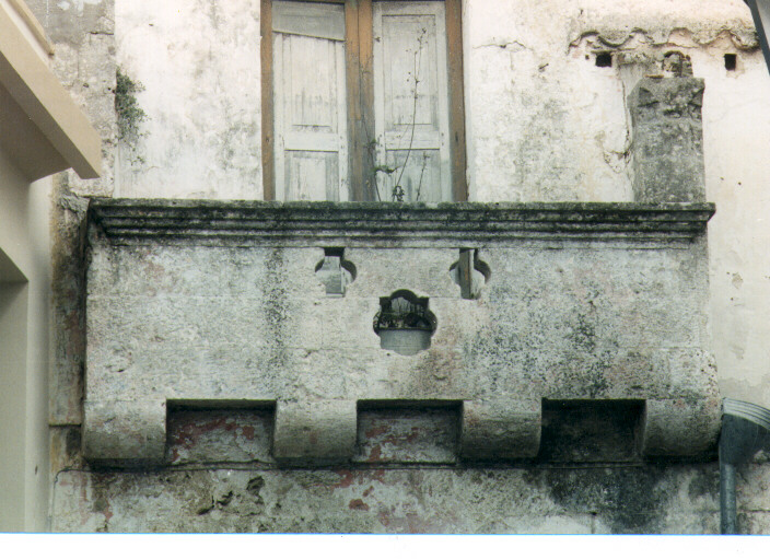 balcone - ambito salentino (sec. XIX)