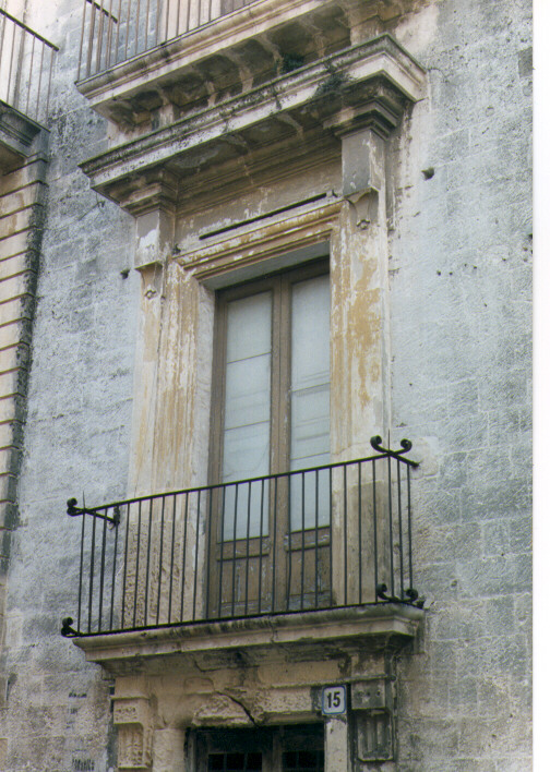 mostra di finestra, serie - ambito salentino (primo quarto sec. XIX)