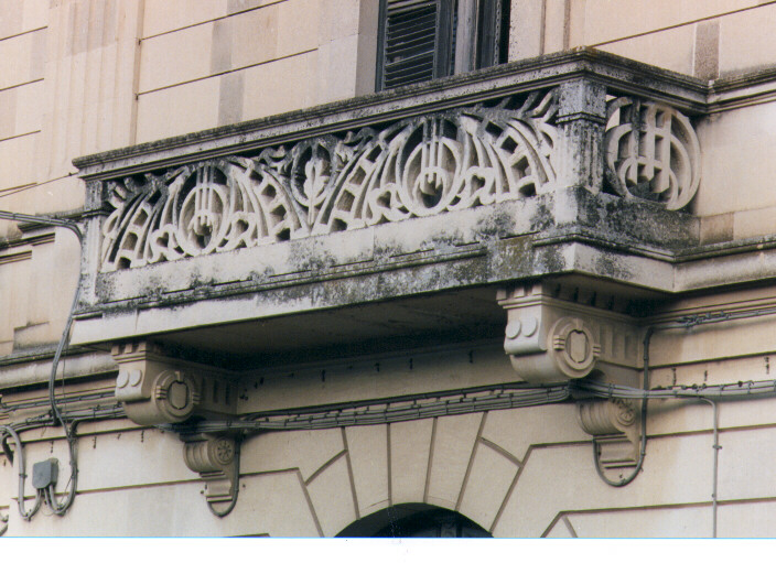 balcone, serie - ambito salentino (inizio sec. XX)