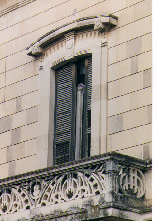 mostra di finestra, serie - ambito salentino (inizio sec. XX)